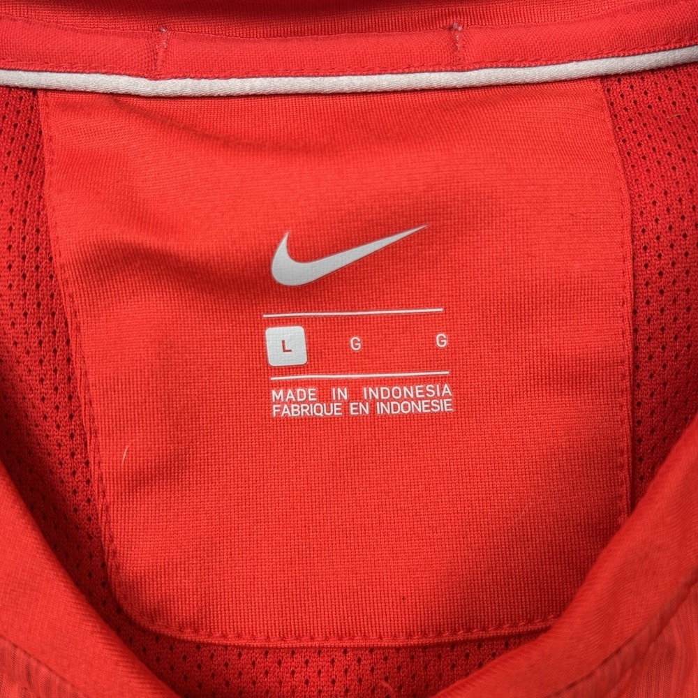 NIKE Ohio State Buckeyes Full Zip Jacket Mens Large‎ Red Windbreaker Block O - Picture 7 of 16